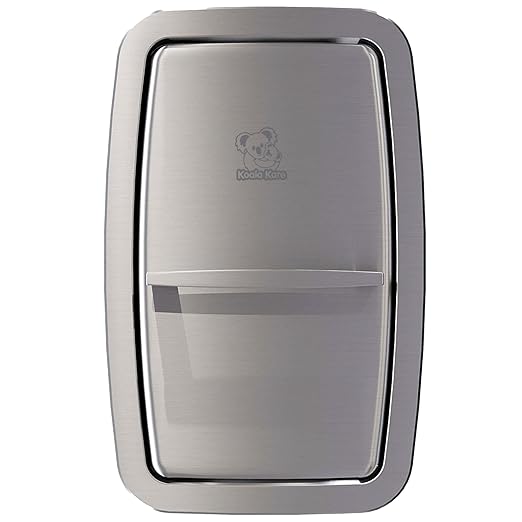 Koala Kare Baby Changing Station Vertical Recessed-Mounted, Model KB311-SSRE (Stainless Steel)