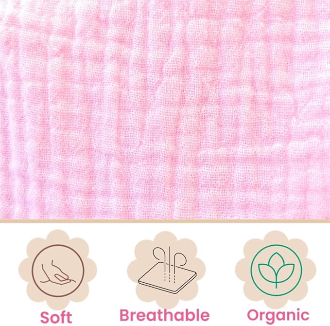 Muslin Nursing Cover for Baby Breastfeeding –Peekaboo Window -100% Breathable Cotton Privacy Nursing Shawl - Multiuse Apron for Moms