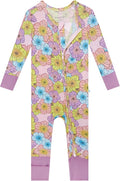 Posh Peanut Convertible Baby Sleepers - Girls Footless Baby Pajamas with 2 Way Zipper for Easy Diaper Changes