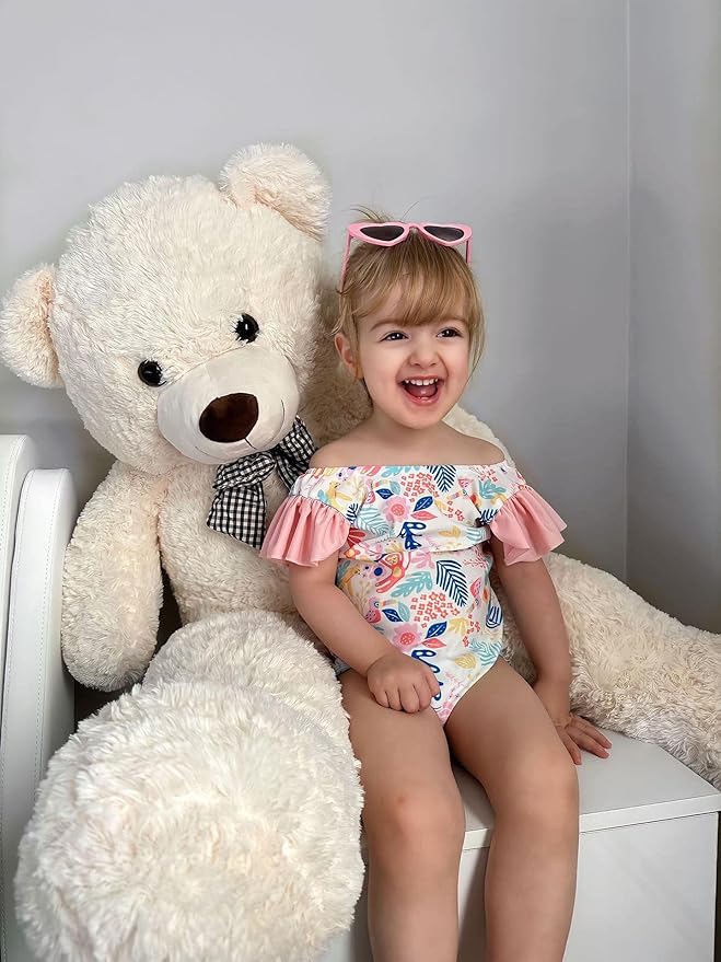 Toddler Girl Baby Ruffles Mermaid Fish Scale Swimsuit One Piece Swimwear Bathing Sunsuit