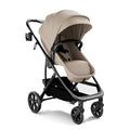 Mompush Wiz Pro 4-in-1 Baby Stroller with Newborn Mode, Full-Size All-Terrain Premium Stroller from Newborn to Toddler, Snack Tray Included for Easy Feeding & Outing, Lay-Flat in Seconds