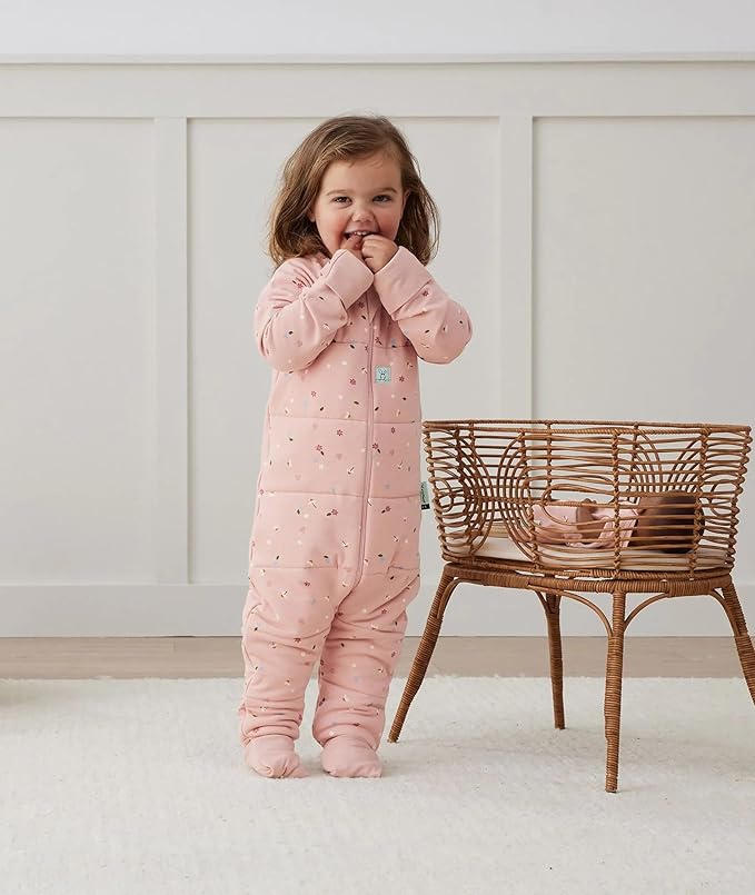 ergoPouch 2.5 TOG Sleeping For Baby Girl and Baby Boy - Our Baby Sleeping Provide Ultimate Comfort - Easy Diaper Changes - Made with Breathable Materials (4-5 Years, Daisies)
