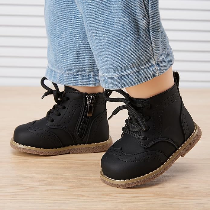 BMCiTYBM Baby Boys Girls Boots Infant Shoes First Walking Booties for All Seasons for 6 9 12 15 18 24 Months