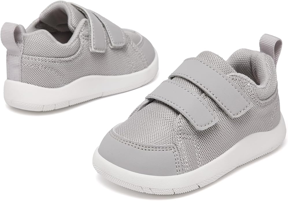 MORENDL Wide Toe Box Shoes Toddler Barefoot Shoes Baby Walking Shoe Boy Girl Non-Slip Zero Drop Minimalist Sneakers Comfort Tennis Outdoor Activities