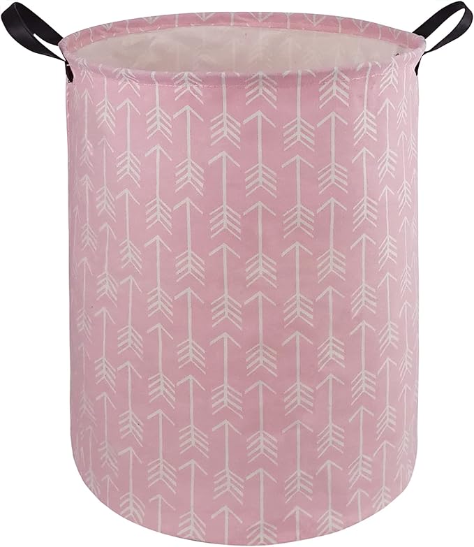 Round Laundry Hamper Storage Basket Laundry Organizer Hamper Storage Bins Clothes and Toys Box Nursery Hamper Gift Basket For Kids with Handles