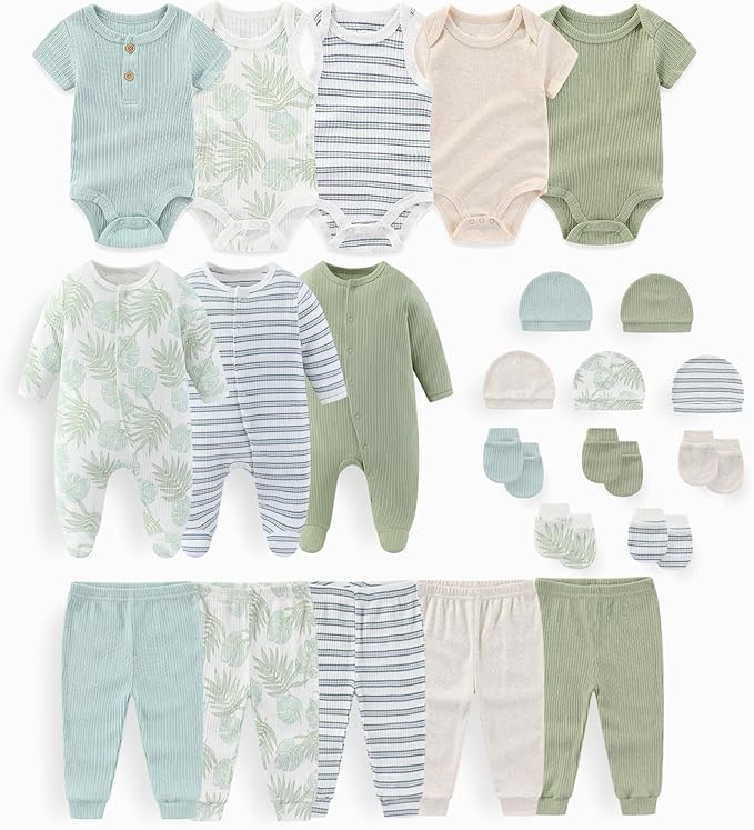 Unisex Baby Boy Girl Clohtes Pants Sets 23 pack Cotton Casual New born Clothing Comfort Infant Birthday Outfit