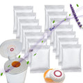 NewKe 14 Pcs Lavender Scent Baking Soda Refills for Puck Baking Soda Cartridge, Diaper Pail Deodorizer Replacement Odor Eliminator Compatible with Munchkin Step and Pall Diaper Pails