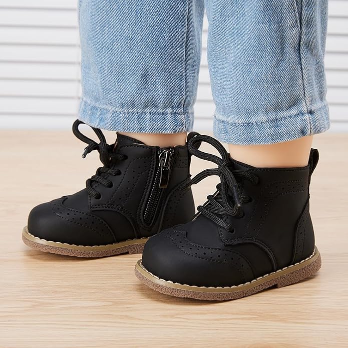 BMCiTYBM Baby Boys Girls Boots Infant Shoes First Walking Booties for All Seasons for 6 9 12 15 18 24 Months