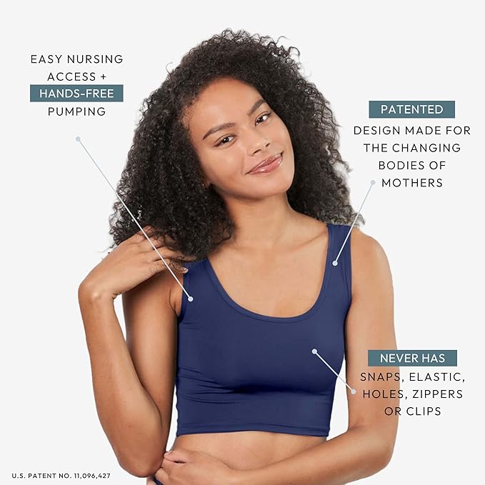 Blue with Black Pumping Bra - XL
