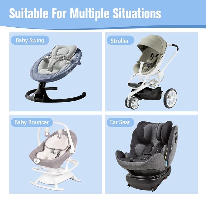 KAKIBLIN Baby Travel Pillow,Upgraded Baby Neck Pillows for Car Seat,Baby Support Pillow,Infant Neck Pillow for Toddler Head and Neck,Newborn Head Support for Car Seat,Pushchair (Rainbow)