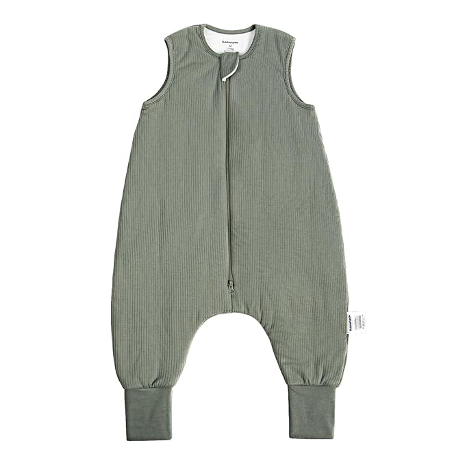 Rayon Made from Bamboo Toddler Sleep Sack with Feet 12-24 Months 1.0 Tog Breathable Sleep Sack 1t-2t Ultra Soft Baby Wearable Blanket with Legs Unisex Sleeping Bag with 2-Way Zipper