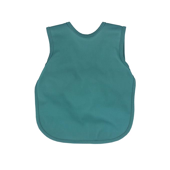 BapronBaby Minimalist Pine Bapron - No Neck Tie Safer Bib for Baby & Toddler - Soft Waterproof Stain Resistant - Machine Washable - Sz Baby/Toddler 6m-3T