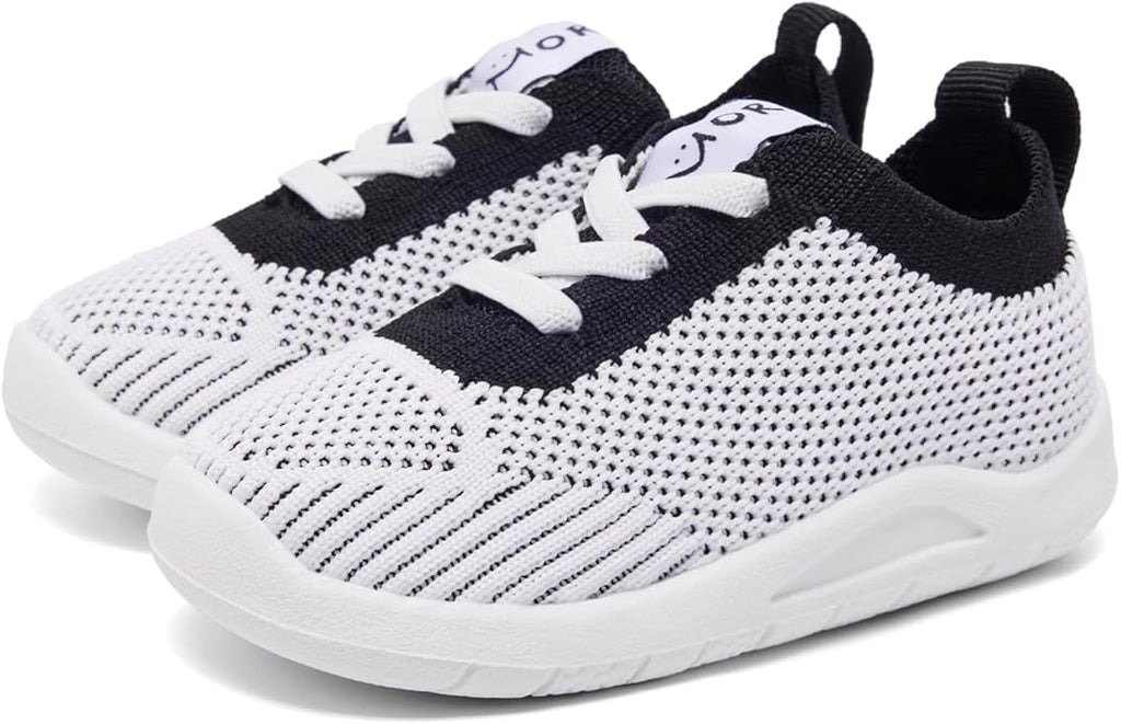 MORENDL Toddler Shoes Baby Walking Sock Shoes Infant Sneakers 0-4 Years Boy Girl Barefoot Tennis Shoe Non-Slip Brethable