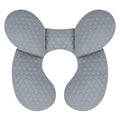 KAKIBLIN Baby Travel Pillow, Upgraded Baby Neck Pillows for Car Seat, Babies Support Pillow, Infant Neck Pillow for Head and Neck, Newborn Head Support for Car Seat,Pushchair (Light Grey)