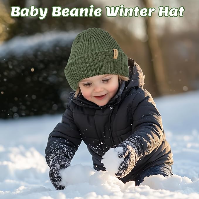 Bebila Baby Beanie Toddler Infant Winter Hats Knit Warm Caps for Boys Girls