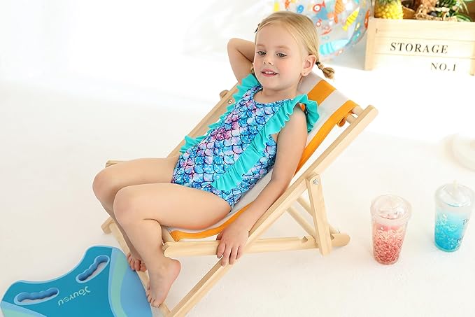 Happy Town One-Piece Infant Toddler Baby Girl Summer Swimsuit Watermelon Leopard Ruffle Swimwear Bikini Bathing Suit