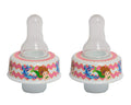 Refresh-a-Baby Reusable Bottle Top Nipple Adapter – Instantly Convert Any Bottle into a Sippy with Soft Silicone Nipples – Ideal for On-The-Go Feeding, BPA-Free, & Easy to Clean Pack of 2 (Mermaid)