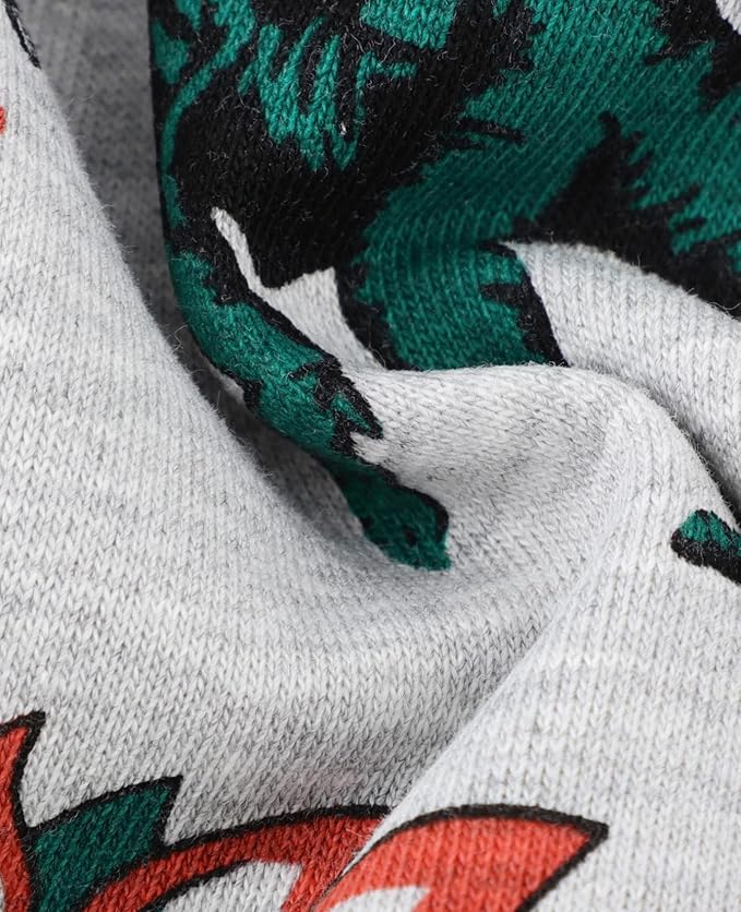 LOKTARC 2 Pack Boys Drawstring Sweatpants Cute Pattern Cotton Sport Jogger Pants