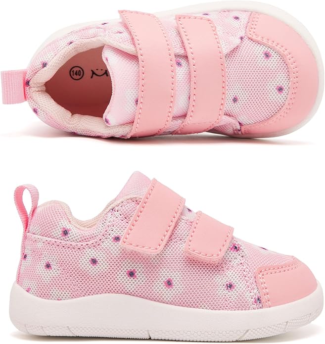 MORENDL Wide Toe Box Shoes Toddler Barefoot Shoes Baby Walking Shoe Boy Girl Non-Slip Zero Drop Minimalist Sneakers Comfort Tennis Outdoor Activities