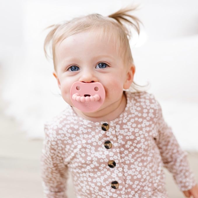 Ryan & Rose Cutie PAT Pacifier Teether (Starter Kit, Blossom)