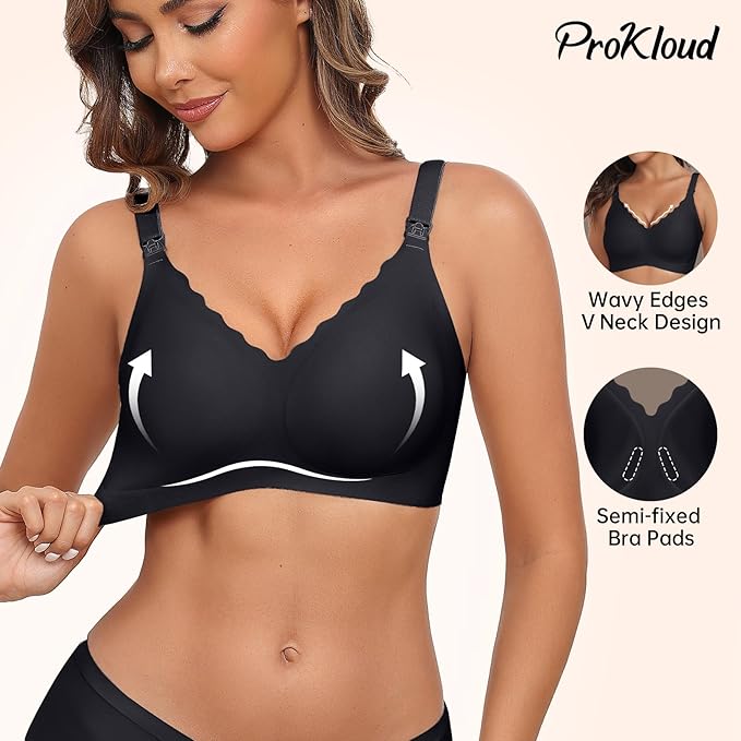 Nursing Bras for Breastfeeding Seamless Supportive Maternity Bras Women Comfort Pregnancy Sleep Bralette