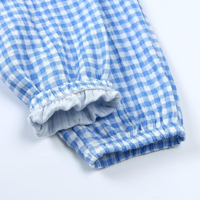 MYGBCPJS Baby Boys Girls Cotton Linen Trousers Kids Casual Ankle Pants Loose Long Bloomers