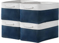 Storage Bins - Large Baskets for Storage Cubes with Handles Organization and Storage Baskets Gifts for Empty 15.7 (L) x 11.8 (W) x 8.2 (H) inches