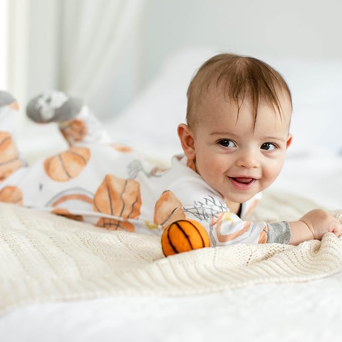 Burt’s Bees Baby Boys' One-Piece Sleep and Play 100% Organic Cotton PJs