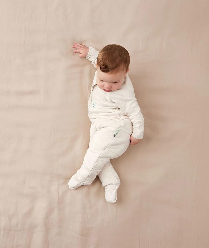 ergoPouch 1.0 TOG Sleeping For Baby Girl and Baby Boy - Our Baby Sleeping Provide Ultimate Comfort - Easy Diaper Changes - Made with Breathable Materials (12-24 Months, Oatmeal Marle