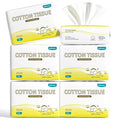 Winner 100% Cotton Dry Wipes, USDA Certified Baby Wipes, 600 Count, Soft & Gentle, Hypoallergenic & Unscented for Baby Sensitive Skin, Use Wet/Dry for Diaper Changes, Meals & Cleanup, Pack of 6