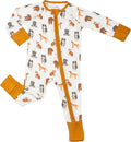 LollyBanks Baby Pajamas, 2-Way Zipper Romper, 95% Viscose Made from Bamboo and 5% Spandex, Baby Sleepers