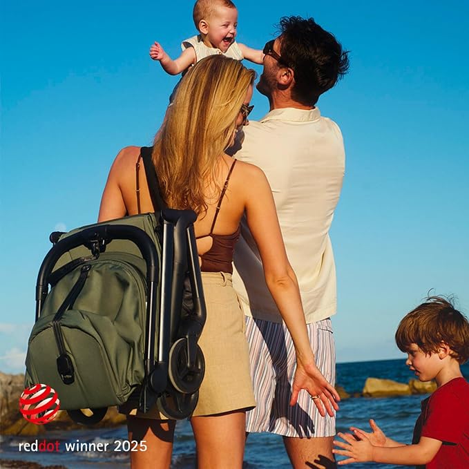 Bugaboo Butterfly 2 Travel Stroller, Ultra-Compact One-Second Fold, Lightweight and Airplane-Friendly (Indigo)