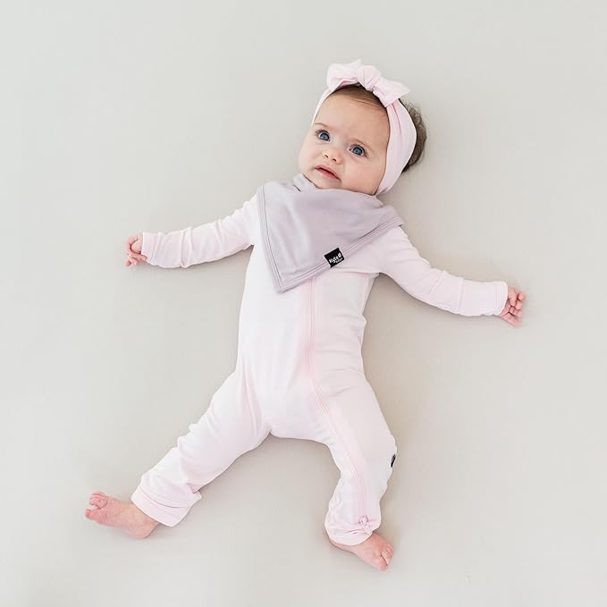 KYTE BABY Unisex Rayon Made From Bamboo Zippered Rompers 0-24 Months