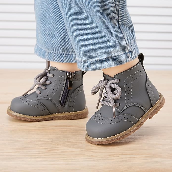 BMCiTYBM Baby Boys Girls Boots Infant Shoes First Walking Booties for All Seasons for 6 9 12 15 18 24 Months