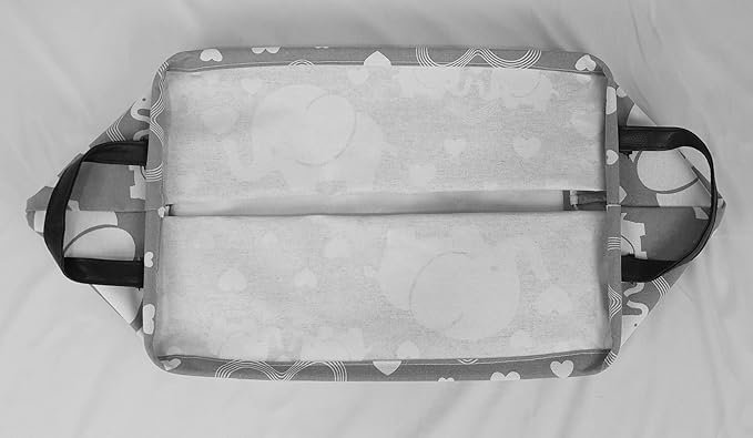 Rectangle Kids Gift Storage Basket Shelf Storage Basket Organizer Box Clothes Laundry Hamper Toys Nursery Basket Baby Laundry Basket with Handles (REC-love elephant)