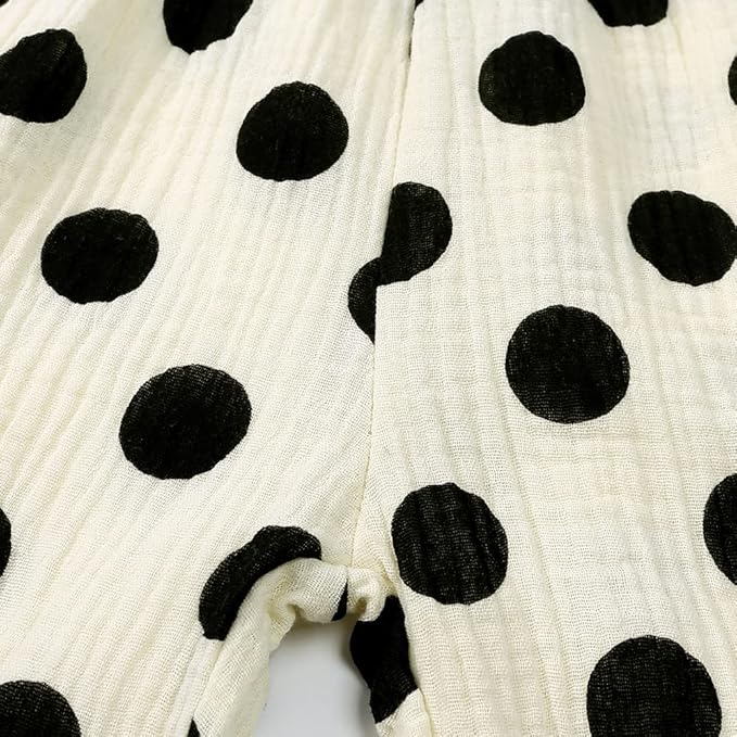 MYGBCPJS Baby Boys Girls Cotton Linen Trousers Kids Casual Ankle Pants Loose Long Bloomers