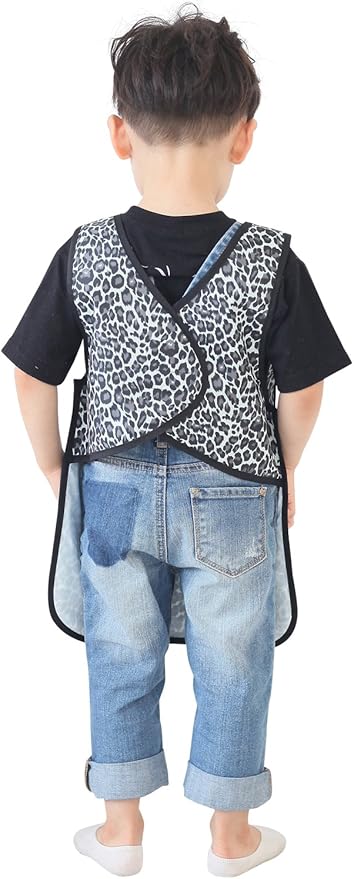 Kids Painting Apron – Waterproof Art Smock for Toddlers & Preschoolers, Messy Play, Baking, Crafts, Cooking, Mealtime