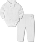 Baby Boy Clothes Suits Infant Gentleman Wedding Outfit Formal Dress Shirt Vest Bowtie Pants 4Pcs Baby Suit Sets