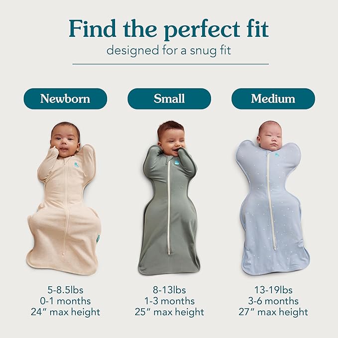 Love to Dream Swaddle UP, Baby Sleep Sack, Self-Soothing Swaddles for Newborns, Snug Fit Helps Calm Startle Reflex, New Born Essentials for Baby, 1.0 TOG, 13-19 lbs, Powder Pink Twinkle