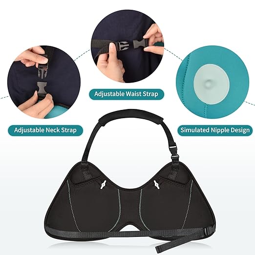 Breastfeeding Simulator with Water Filling System, Lactation Training Kit for Breastfeeding Techniques, Manual Milk Expression, and Nursing Education, Lactating Teaching