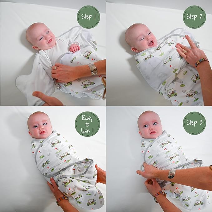 LollyBanks Swaddles 100% Organic Cotton for Boys and Girls, 0-3 Months Newborn Swaddle Sack with Easy Change Zipper, Sleep Swaddle Neutral Baby Registry (Christian Baby)