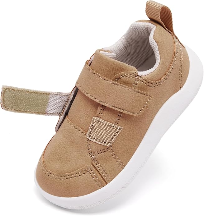 MORENDL Wide Toe Box Shoes Toddler Barefoot Shoes Baby Walking Shoe Boy Girl Non-Slip Zero Drop Minimalist Sneakers Comfort Tennis Outdoor Activities