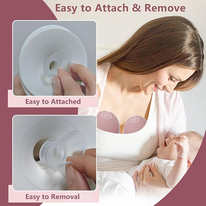 4pcs Flange Inserts 21mm Compatible with Momcozy M9/M6/M5/V1 Pro/V2 Pro/S12 Pro/S9 Pro Wearable Breast Pump, for Momcozy Breast Pump Replacement Parts, Reduce 24mm Nipple Tunnel Down to 21mm