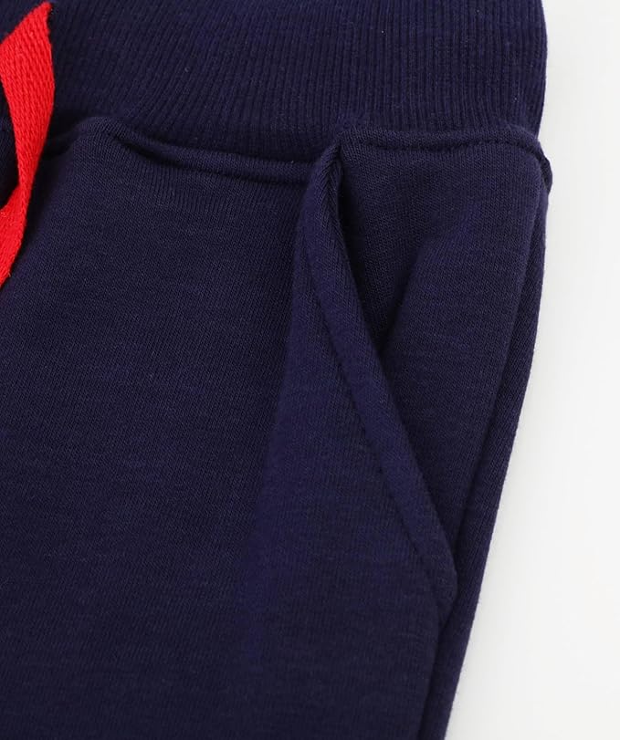 LOKTARC 2 Pack Boys Drawstring Sweatpants Cute Pattern Cotton Sport Jogger Pants