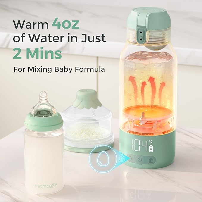 Momcozy Portable Milk Warmer for Travel and Ergonomic, Cozy and Lightweight Baby Carrie