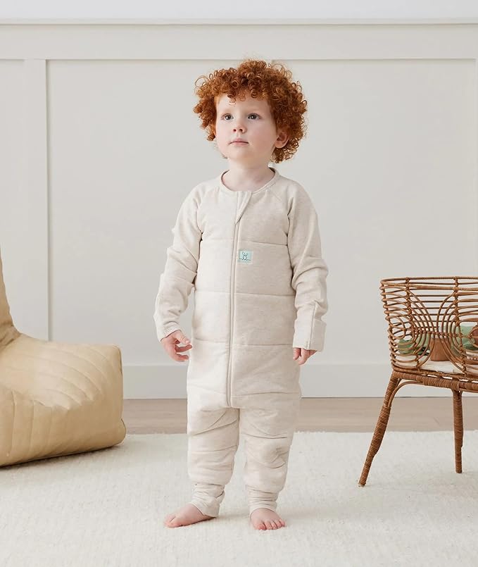 ergoPouch 2.5 TOG Sleeping Bag – Breathable, Cozy Sleepwear for Boys and Girls (6-12 Months, Oatmeal Marle)