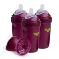 Wonder Woman DC Comics - Herobility Double Anti-Colic Baby Bottles – 8.5 fl oz/240ml – 3-Pack
