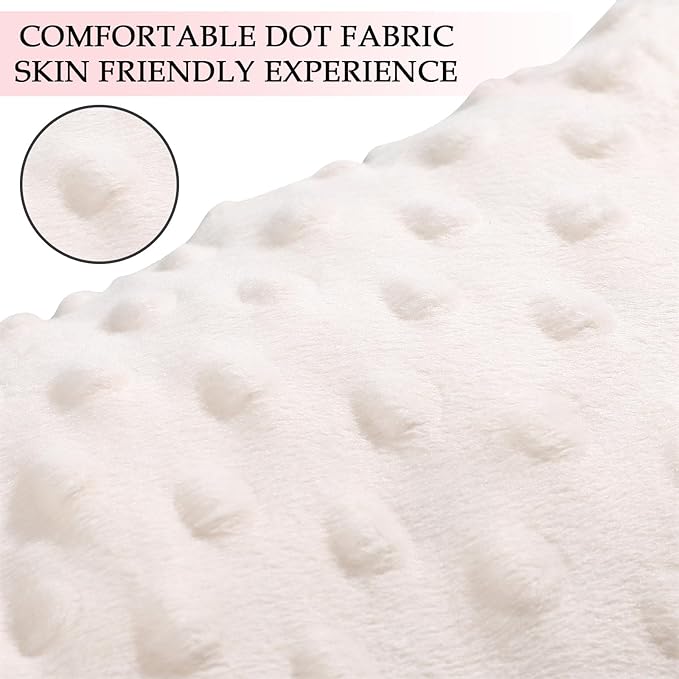 Baby Feeding Arm Pillow Breastfeeding Bottle Nursing Cozy Cradle Pillow for Newborn Soft Double Sided Muslin Cotton Head Support Comfortable Feeding for Mom(Pink,Simple)
