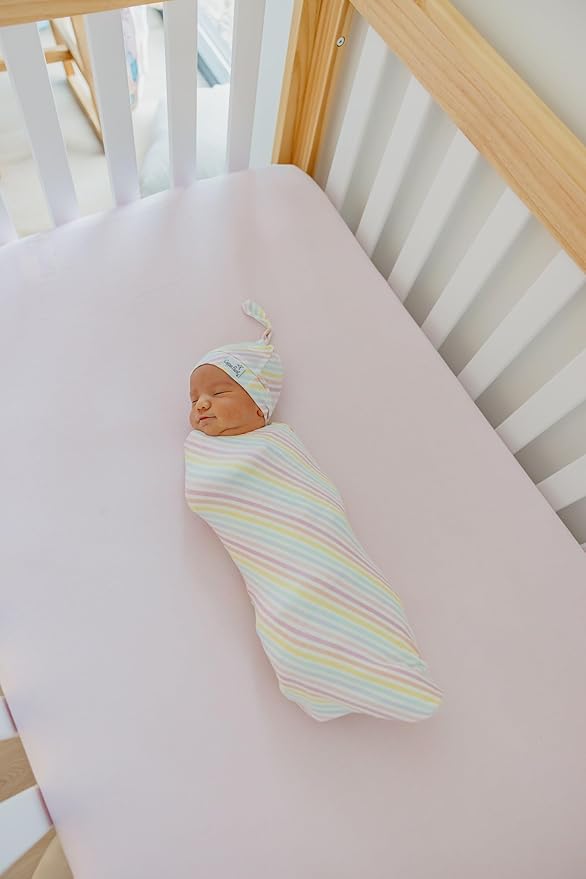 Copper Pearl Baby Swaddle Blanket - Premium Knit Baby Blanket, Large Soft Stretchy Receiving Blankets for Baby Boy and Girl, Swaddles for Newborn, Infant, and Toddler (Lucky)