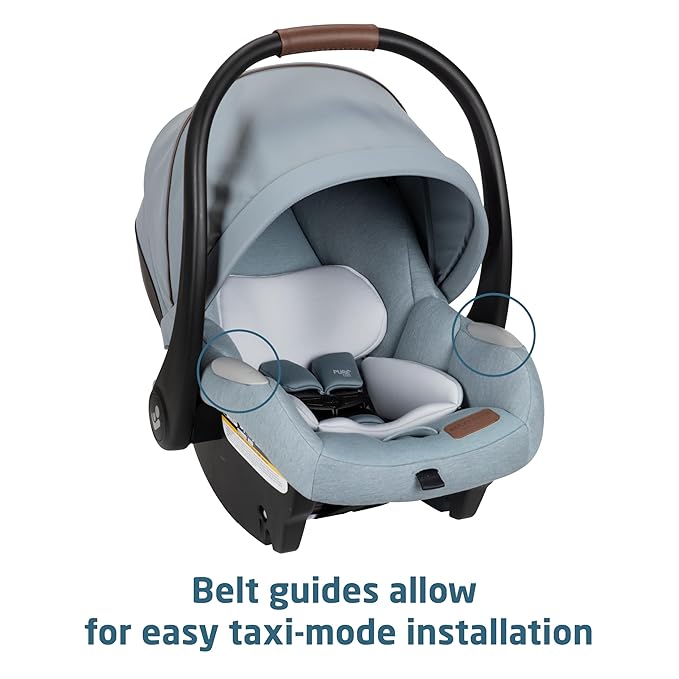 Maxi-Cosi Zelia™ Luxe 5-in-1 Modular - Baby Travel System Car Seat and Stroller, Infant Car Seat and Stroller Combo, Baby Car Seat and Stroller Combo in New Hope Grey